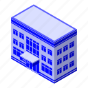 blue, building, business, car, cartoon, isometric, police