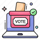 ballot box, online voting, online election, referendum box, electorate