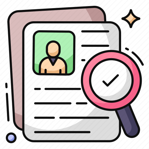 Search candidate, headhunting, find candidate, find person, search person icon - Download on Iconfinder