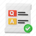 question, answer, survey, checklist, business, information, faq, support, paper