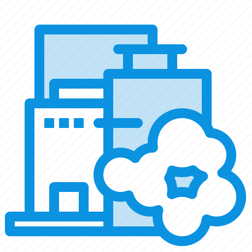 Factory, industry, landscape, pollution icon - Download on Iconfinder