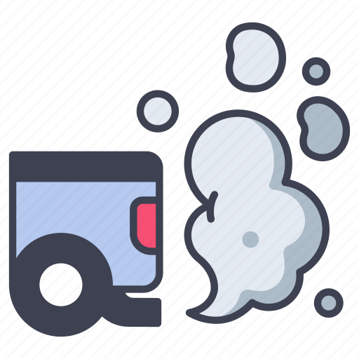 Car, environment, exhaust, pipe, pollution, smoke, vehicle icon - Download on Iconfinder