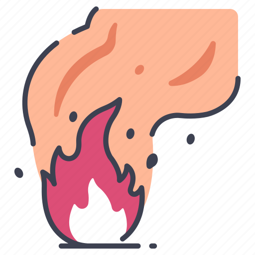 Burn, danger, environment, fire, flame, pollution, smoke icon - Download on Iconfinder