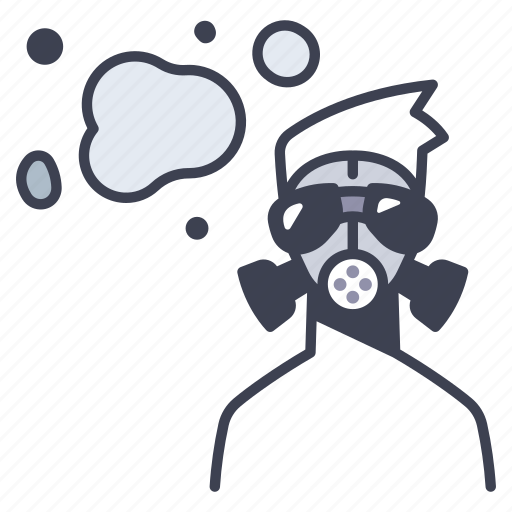 Chemical, gas, mask, military, pollution, protection, safety icon - Download on Iconfinder