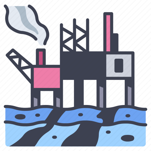 Environment, fuel, ocean, oil, petroleum, pollution, sea icon - Download on Iconfinder