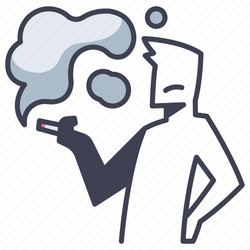 Air, cigarette, environment, health, pollution, smoke, unhealthy icon - Download on Iconfinder