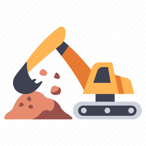 Architecture, backhoe, building, construction, environment, pollution icon - Download on Iconfinder