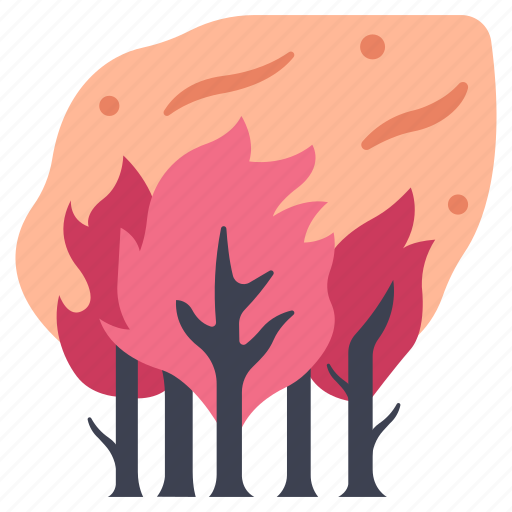 Danger, disaster, environment, nature, pollution, smoke, wildfire icon - Download on Iconfinder