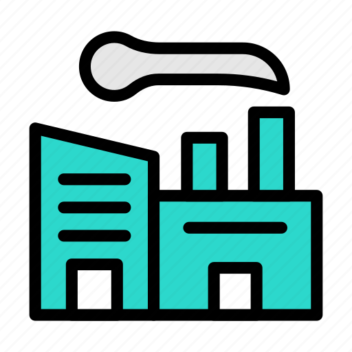 Factory, smoking, pollution, industry, chimney icon - Download on Iconfinder