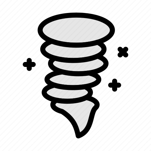 Hurricane, disaster, tornado, storm, air icon - Download on Iconfinder
