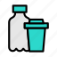 plastic, bottle, pollution, garbage, paper 