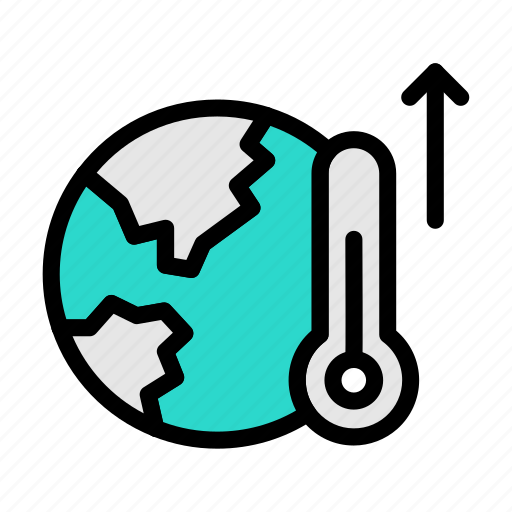 Temperature, world, high, pollution, global icon - Download on Iconfinder
