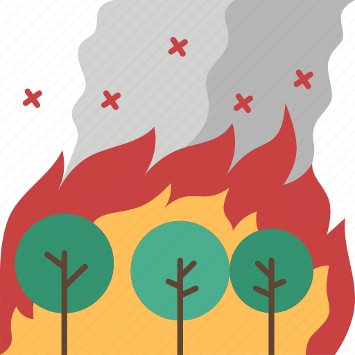 Forest, fires, wildfire, burn, disaster icon - Download on Iconfinder