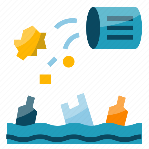 Trash, river, ocean, pollution, environmental icon - Download on Iconfinder