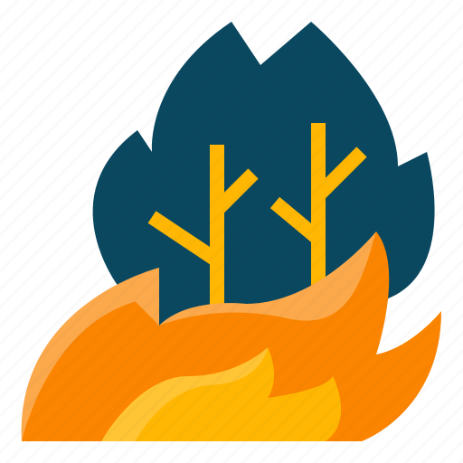 Wildfire, burning, pollution, air, environmental icon - Download on Iconfinder