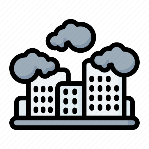 Air, pollution, city, town, co2 icon - Download on Iconfinder