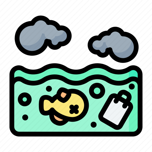 Animal, dead, environment, fish, pollution icon - Download on Iconfinder