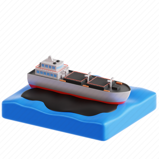 Oil, spill, oil spill, marine cleanup, pollution control, oil spill response, 3d icon icon - Download on Iconfinder