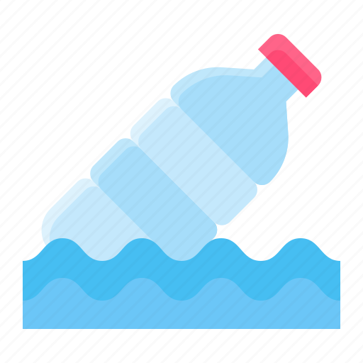 Bottle, plastic, pollution, sea, waste icon - Download on Iconfinder
