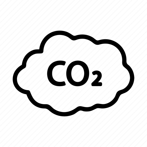 Carbon, co2, concept, contour, dioxide, environmental, pollution icon - Download on Iconfinder