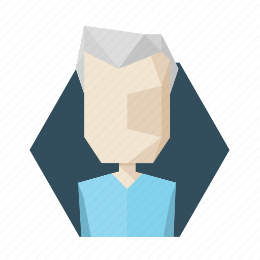 Avatar, grandfather, grey, hair, old, profile icon - Download on Iconfinder