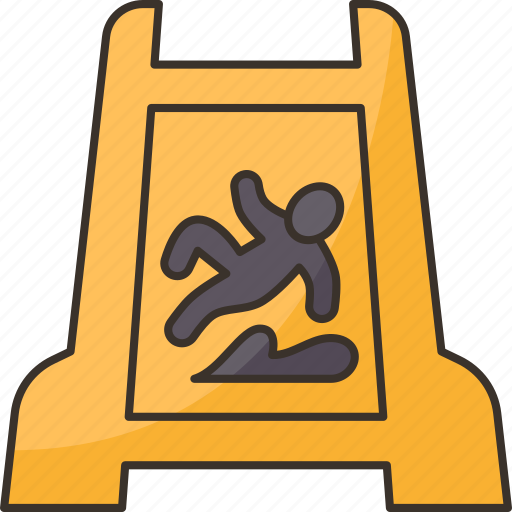 Slippery, floor, danger, warning, safety icon - Download on Iconfinder