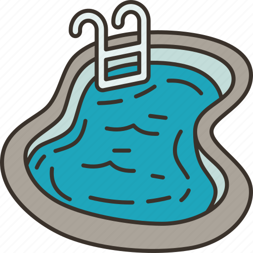 Swimming, pool, water, refreshing, recreation icon - Download on Iconfinder