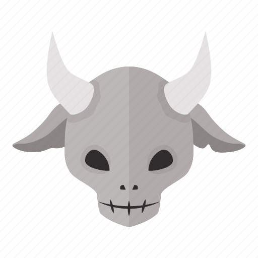 Deer, devil, evil, halloween, horned, horror, skull icon - Download on Iconfinder