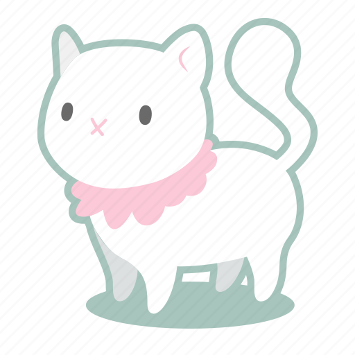 Angelic, cat, feline, horror, kitten, white, witch icon - Download on Iconfinder