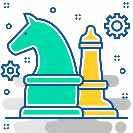 Management, strategy, business, chess, control, game, marketing icon - Download on Iconfinder