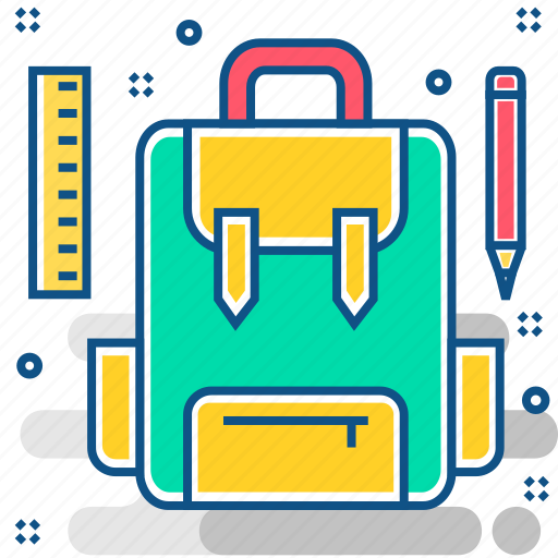 Bag, school, education, learning, study icon - Download on Iconfinder