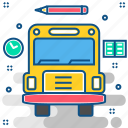 bus, van, delivery, transport, transportation, travel, vehicle