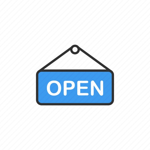 Available, come in, open, shop icon - Download on Iconfinder