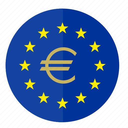 Euro, europe, flag, money, round icon - Download on Iconfinder