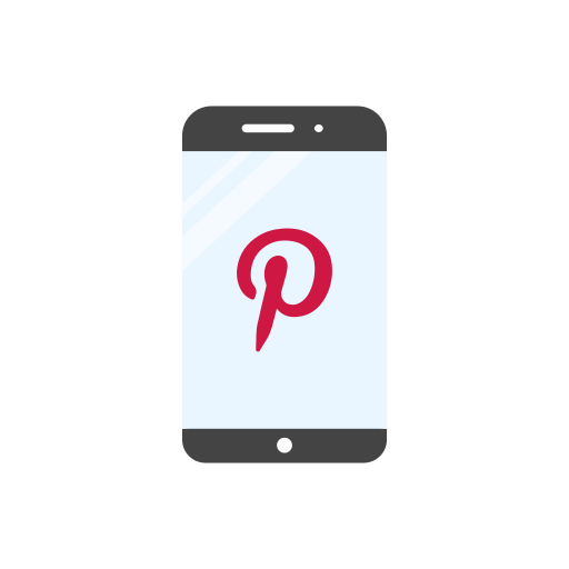 Logo, mobile, pinterest, pinterest logo icon - Free download