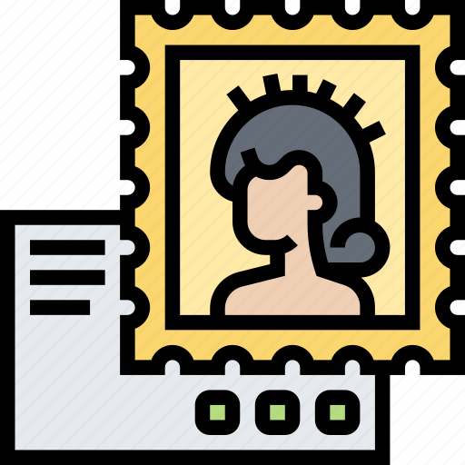 Stamp, postage, postal, mail, postcard icon - Download on Iconfinder