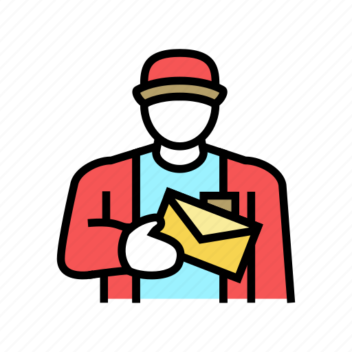 Postman, worker, post, office, delivery, service icon - Download on Iconfinder