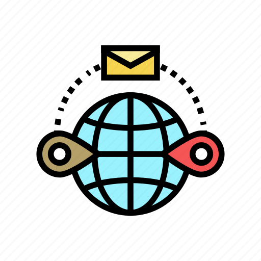Sending, abroad, post, office, delivery, service icon - Download on Iconfinder