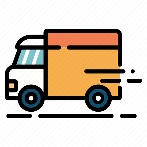 Deliver, delivery, package, postal, service, shipping, truck icon - Download on Iconfinder