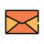 email, envelope, letter, mail, message, post, postal 
