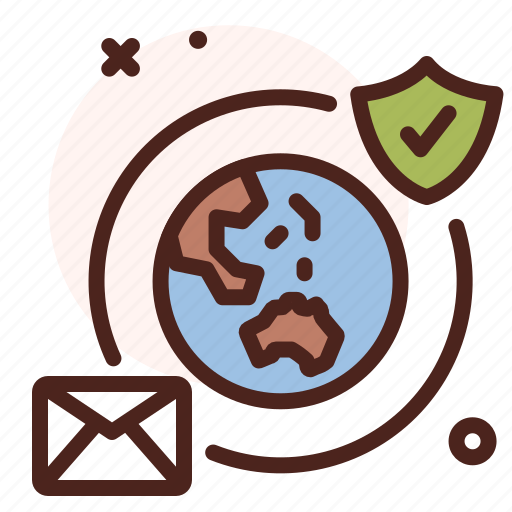 Earth, security, job, profession, mail icon - Download on Iconfinder