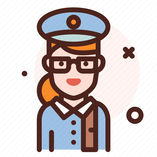 Post, woman, job, profession, mail icon - Download on Iconfinder