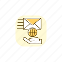 postal service, international, email, correspondence
