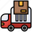 delivery, truck, logistics, transport, cargo 