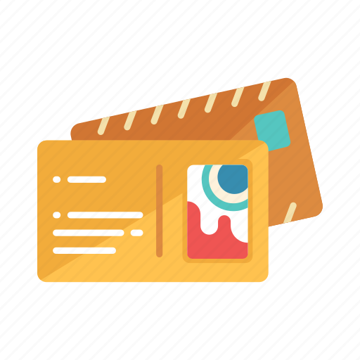 Greeting, letter, mail, postal, postcard, travel, vintage icon - Download on Iconfinder