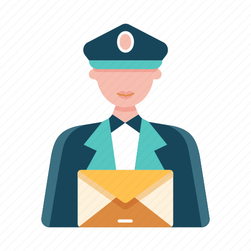 Delivery, mail, mailman, occupation, postman, profession, service icon - Download on Iconfinder