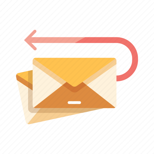 Mail, postal, return, returned mail, sender, underliver icon - Download on Iconfinder