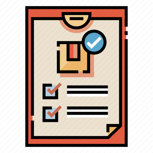 Checklist, clipboard, package, report, restriction, shipment, shipping icon - Download on Iconfinder