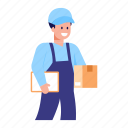 delivery man, delivery person, shipper, supplier, delivery guy 