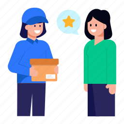 delivery feedback, delivery rating, delivery review, courier review, shipment review 